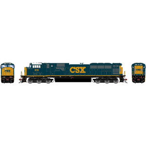 Athearn - HO GEN SD80MAC Locomotive w/DCC & Sound, CSXT 'Dark Future' #810 - G-2938