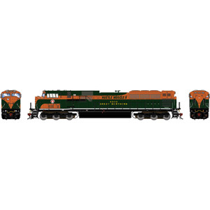 Athearn - HO GEN SD80MAC Locomotive w/DCC & Sound, Legendary Liveries GN 'Hustle Muscle II' #5000 - G-2948