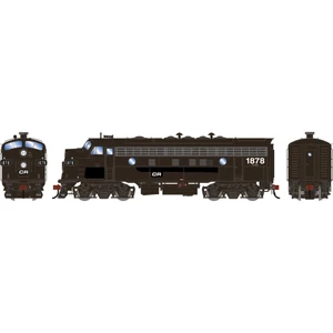 Athearn - HO GEN F7A Locomotive w/DCC & Sound, Primed For Grime CR 'Ex-PC' #1878 - G-2978
