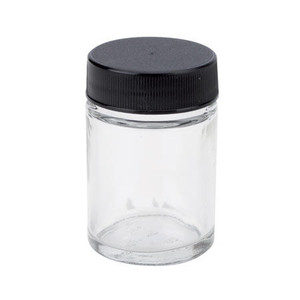 Badger Air-Brush Co. - Jar & Cover, 3/4oz (1 Box of 12 Jars) - 500052B