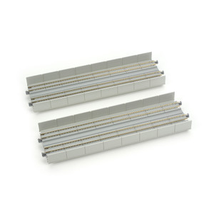 Kato USA - N 248mm 9-3/4 Straight Dbl Viaduct, Concrete (2) - 20401