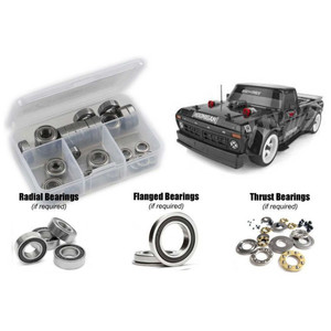 RC Screwz - Apex2 Hoonitruck RTR Rubber Shielded Bearing Kit - ASC126R