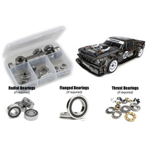 RC Screwz - Apex2 Hoonicorn RTR Rubber Shielded Bearing Kit - ASC127R