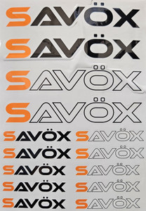 Savox - Savox Logo Sticker Sheet 210x150mm - STICKER