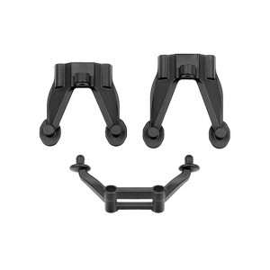 Team Associated - RC10T7 Body Mounts, Front and Rear - 71206