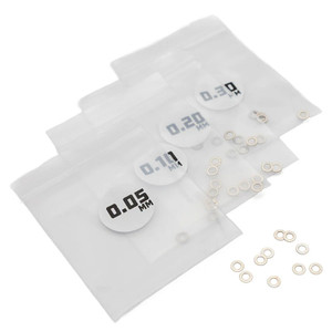 1UP Racing - MicroTune Shims - 2.5mm ID x 0.05, 0.10, 0.20, 0.30 - 10pcs - 80202