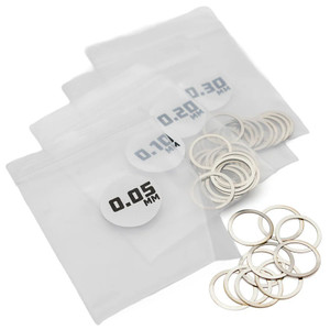 1UP Racing - MicroTune Shims - 12mm ID x 0.05, 0.10, 0.20, 0.30 - 10pcs - 80211