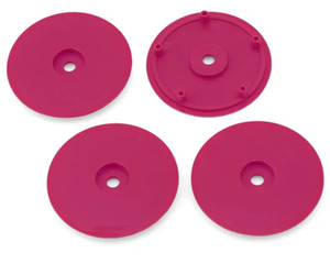 Whitz Racing Products - 1/10 Whiplash Wheel Covers (Hot Pink) - -WC-HPK
