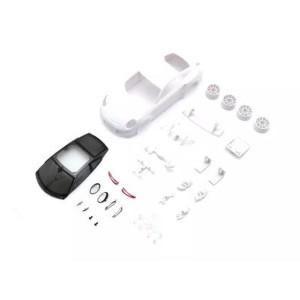 Kyosho - Porsche 911 GT3 RS White Body set (w/rims) - MZN232