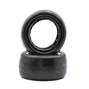 Raw Speed - Slick - 1/10 Rear Buggy Tires w/ Inserts 2.2" (1 Pair) Clay - 161101CB