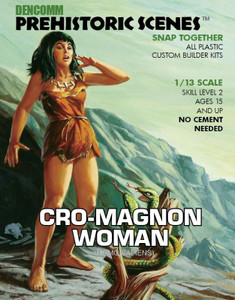 Atlantis Models - DENCOMM 1:13 Prehistoric Scene - Cro-Magnon Woman - 55th - D731