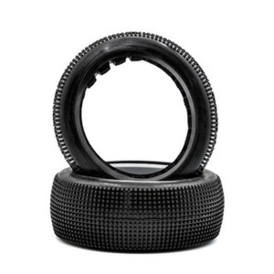 Raw Speed - Mach One - 1/8 Buggy Tires w/ Inserts (1 Pair) Clay - 180112CB