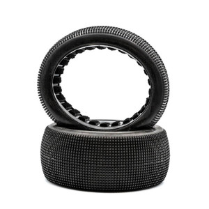 Raw Speed - Mach One - 1/8 TRUGGY Tires w/ Inserts (1 Pair) Clay - 180212CB