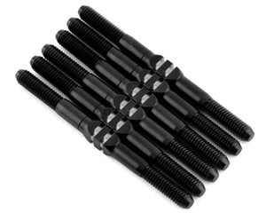 Whitz Racing Products - Team Associated B6.3 HyperMax Ti Turnbuckles (Black) - -AEB63-HM2