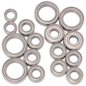 1UP Racing - CV2 Pro Ball Bearing Set - Chrome/Ceramic - AE T7 & SC7 - 45014