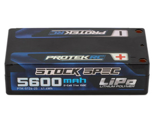 Protek R/C - 2S 150C Low IR Si-Graphene "Stock Spec" Shorty LiPo - 512625