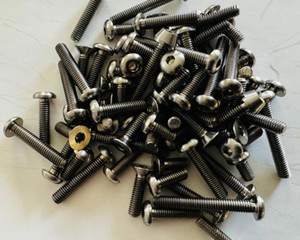 Whitz Racing Products - Team Associated B7 HyperLite Ti Upper Screw Kit (Natural) - -AEB7-TS-N