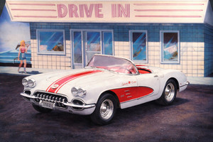 Atlantis Models - 60 Corvette US Route 66 1:25 - 1203