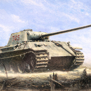 Atlantis Models - German WW2 Panther Tank 1:48 - 322