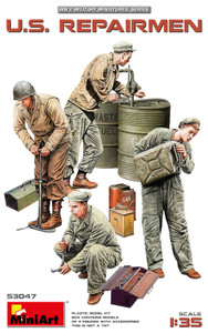 Mini Art Models - US Repairmen(WW2)4 Figures 1:35 - 53047