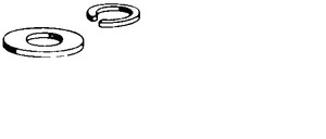 Dubro Products - #2 Flat Washer - 321