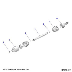 Polaris 2206424 Bar (Pr-329) RZR ACE 150 500 570 900