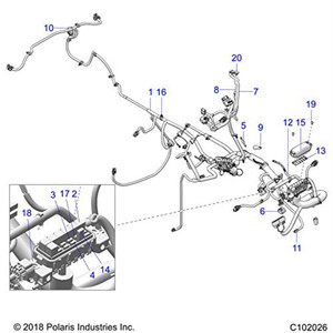 Polaris 2414918 Main Harness Sportsman XP Touring Limited 1000 2019