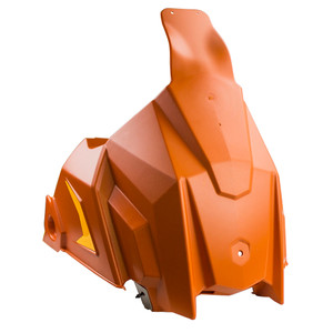 Polaris 2635745-647 Orange Burst HDPE Nose Pan Assembly OEM 2016-2017 Switchback Rush SKS