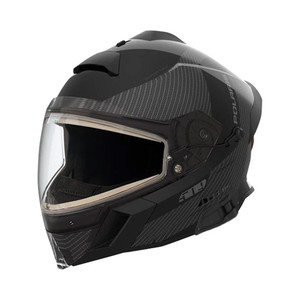 Polaris Delta V Commader Carbon Fiber Full Face Helmet Black