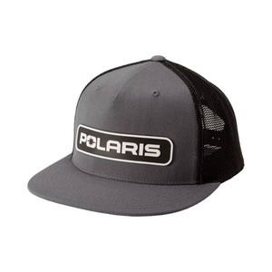 Polaris 2833506 Highland Cap Flatbilled Style Breathable Mesh Backing Snapback Gray One