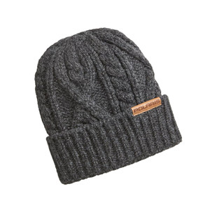 Polaris 2861516 Womens Dream Beanie Warm Winter Fleece Lined Cuffed Knit Soft Hat Black -