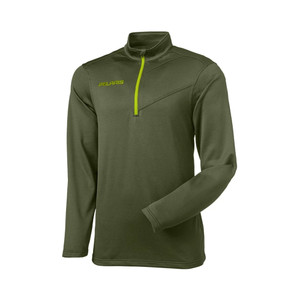 Polaris Men's Tech Quarter-Zip Snowmobile Sweater Cypress Green