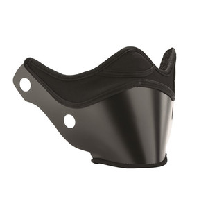 Polaris 2867833 OEM Torque Snowmobile Helmet Black Deflect & Chin Curtin Breath Guard -