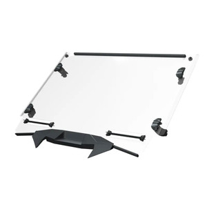 Polaris 2884747 Lock & Ride Full Vented Windshield Hard Coat Poly 4-Seat