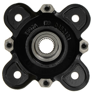 Polaris 5137387-067 Black Front Wheel Hub