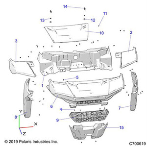 Polaris 5455967-587 Pursuit Camo Basic Hood Ranger Crew XP EPS Winter Prep 1000
