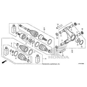 Honda - Circlip - 90653-HP7-A01