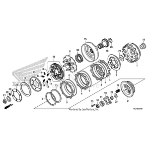 Honda - Bolt, Hex. (6X32) - 90002-HR0-E00