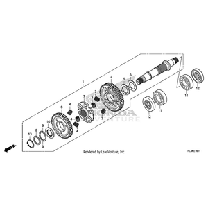 Honda - Spring A, Damper - 23663-HL4-000