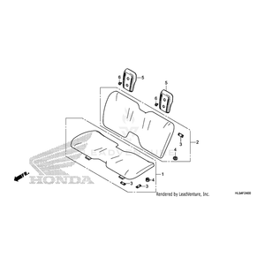 Honda - Rubber, Seat Setting - 77204-312-000