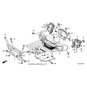 Honda - Cover, Right Headlight - 66301-HL3-600