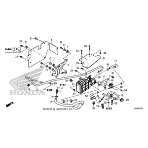 Honda - Clamp, Tube (D16.5-D9.8) - 90655-HL3-G01