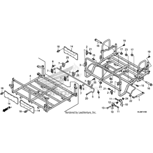 Honda - Striker Assembly, Trunk - 74862-S84-A01