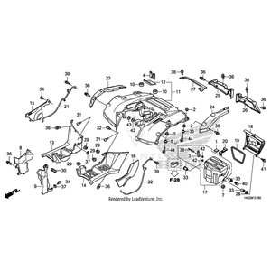 Honda - Rubber, Battery Mounting - 80102-HP0-A00