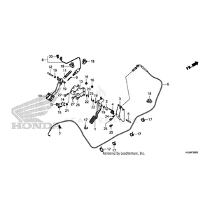 Honda - Shaft, Accelerator Pivot - 17840-HL3-A00