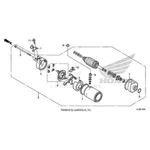 Honda - Bracket, Rear - 31203-HN8-000