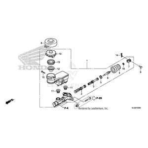 Honda - Piston Assembly, Secondary - 45503-HL1-A01