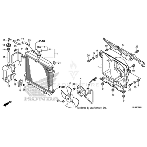 Honda - Fan, Cooling - 19020-HL3-A01