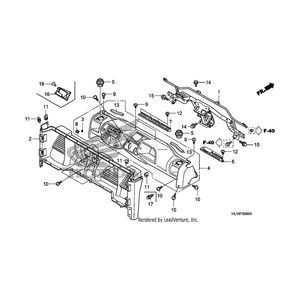 Honda - Support, Left Instrument Panel - 68113-HL1-A00