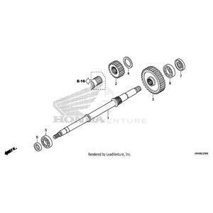 Honda - Gear, Final Drive (16T) - 23621-HR0-F00